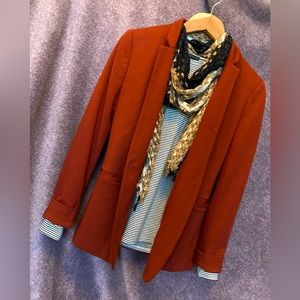 NWOT Soft Brick-Red Blazer by Loft